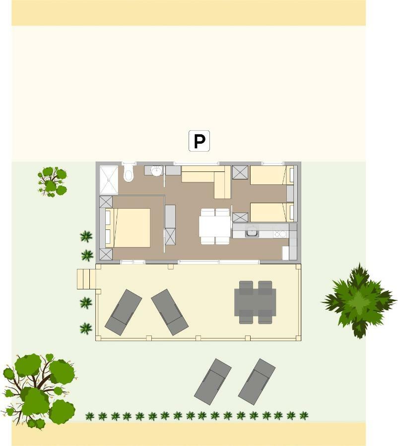 Adrijela Mobile Home เยเซรา ภายนอก รูปภาพ